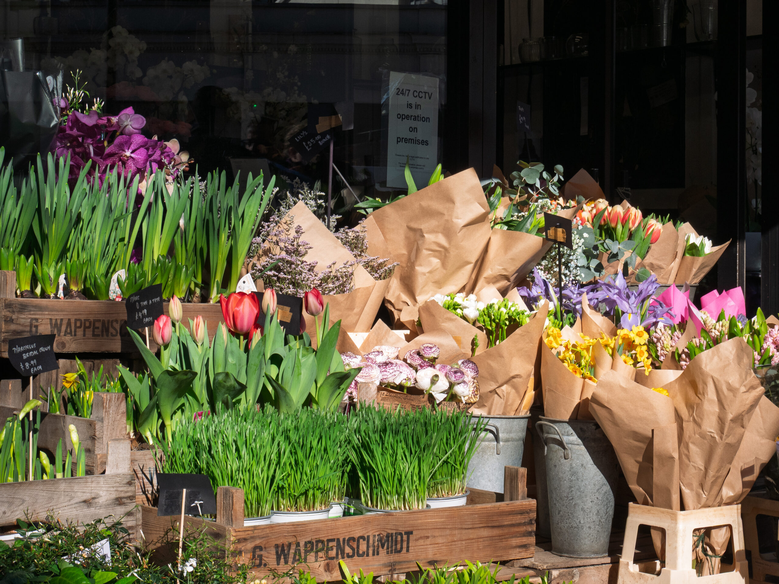 2 Days in London Itinerary: What I Loved & What I'd Do Differently Flower Shop Outside Gloucester Road Station