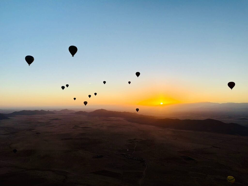 Hot Air Balloons over Marrakech