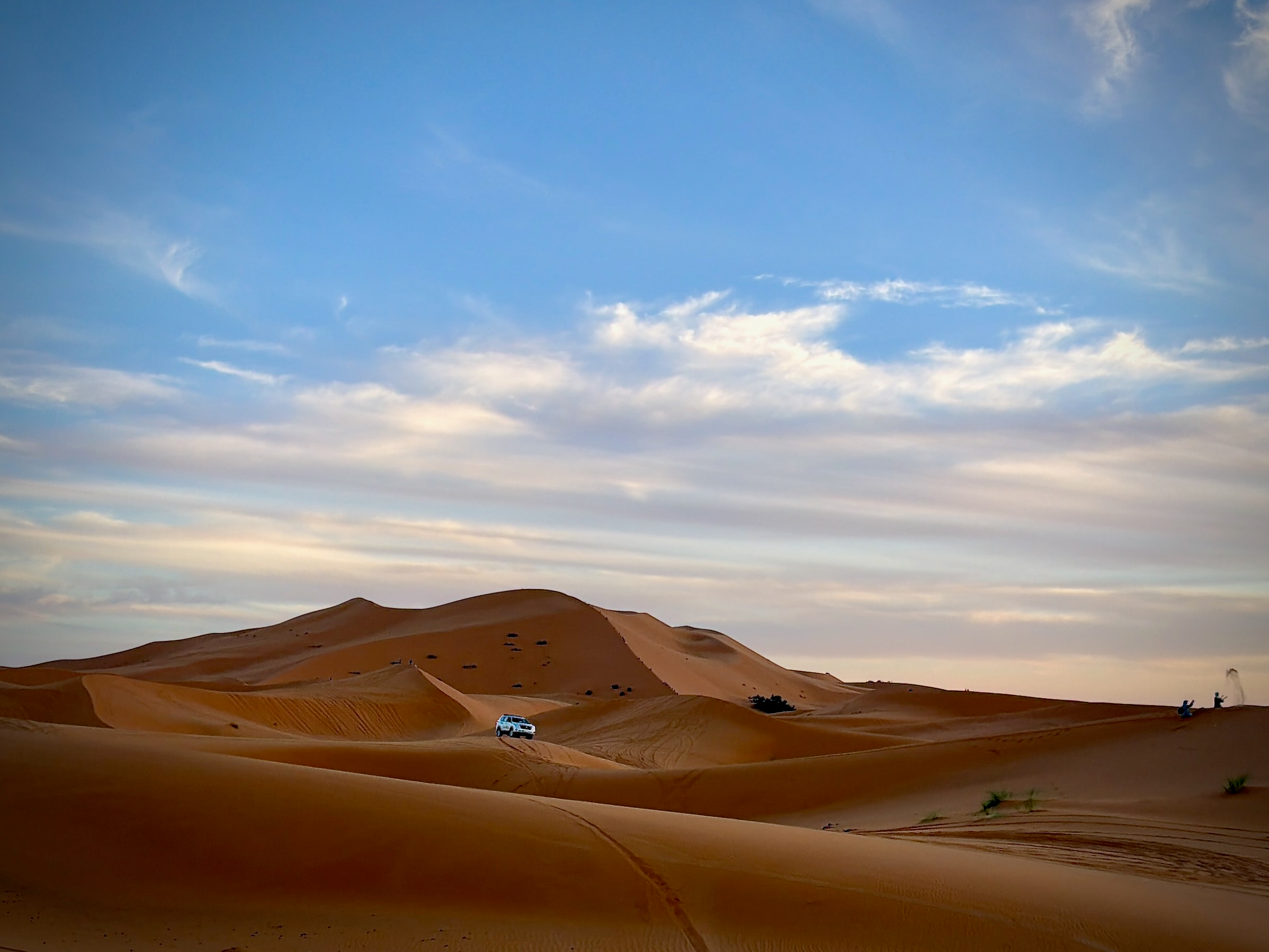 The Sahara Desert at Dusk