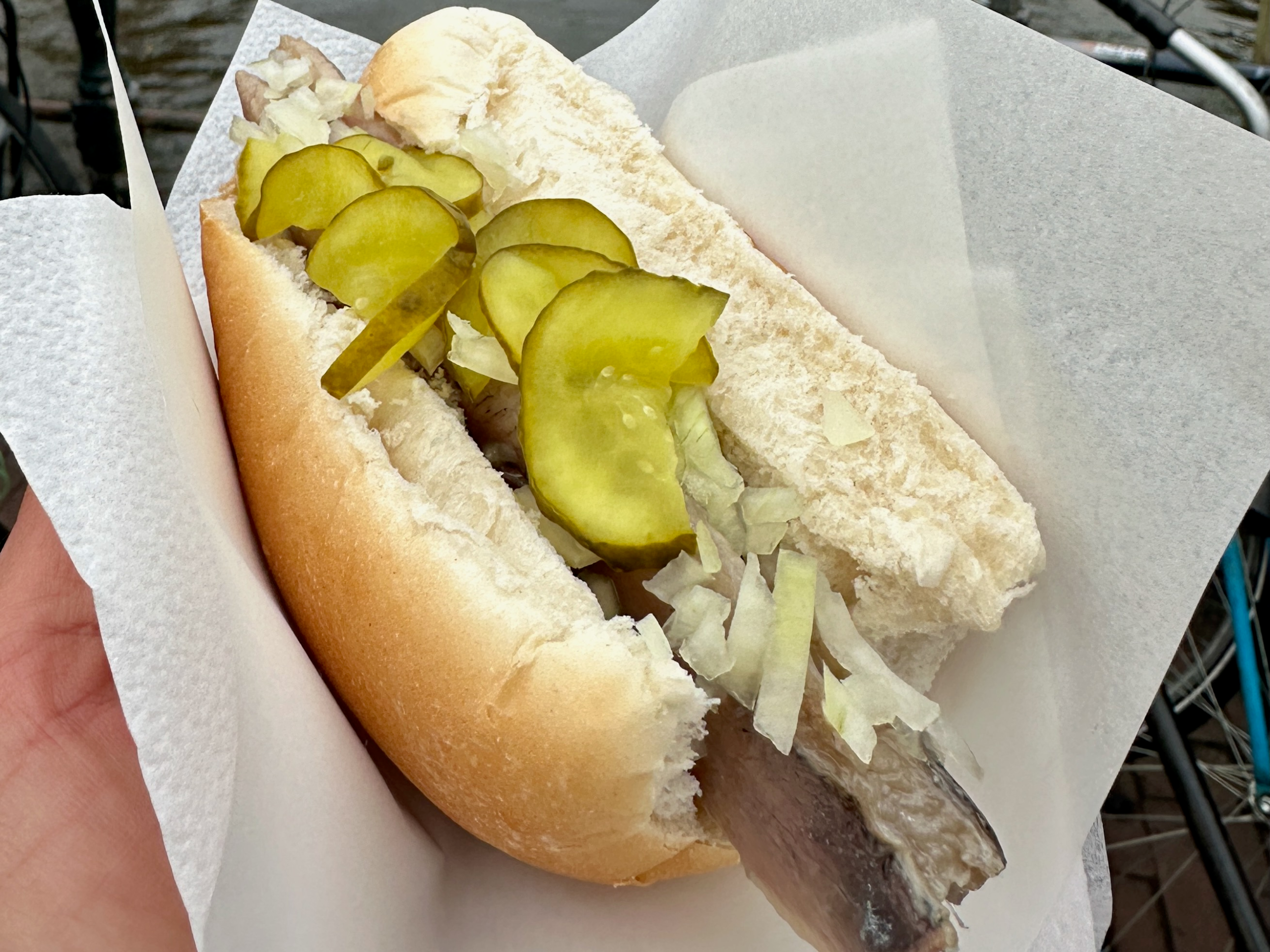 Stubbe's Haring Pickled Herring Sandwich
