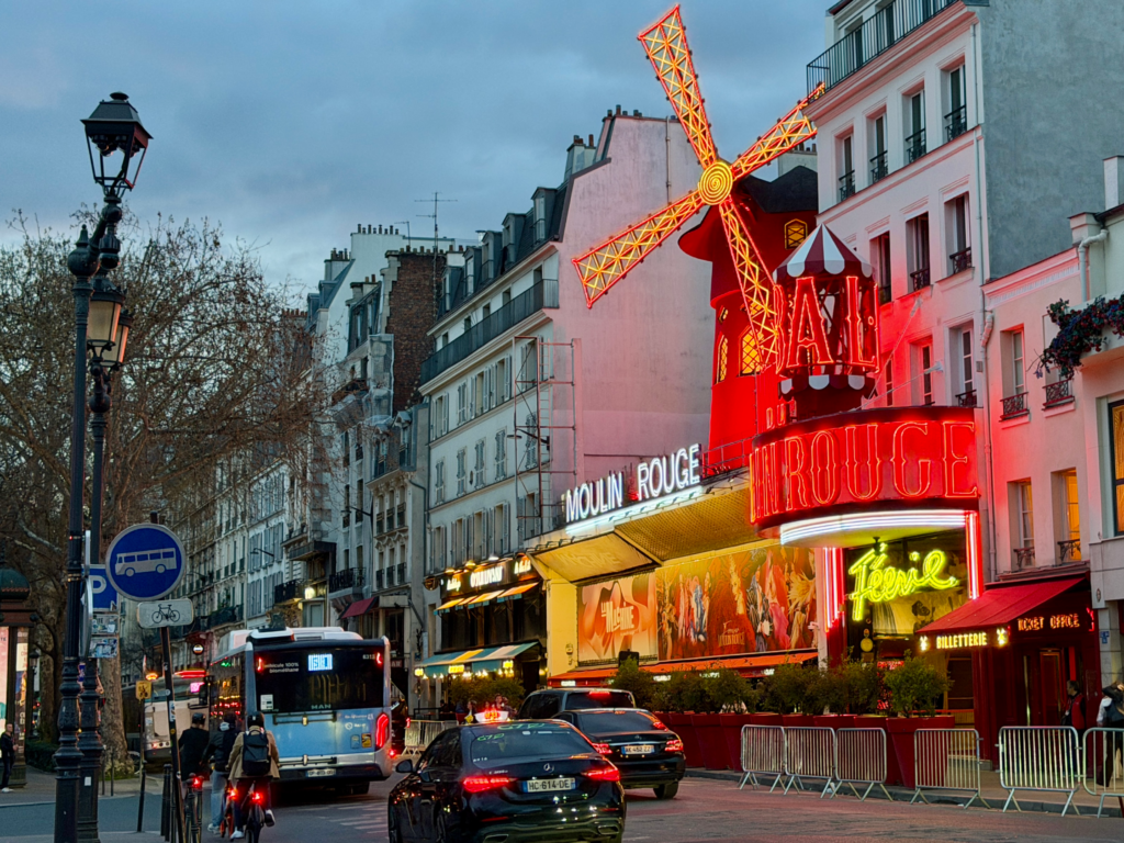 Where I’d Stay in Paris Next Time Moulin Rouge at Dusk
